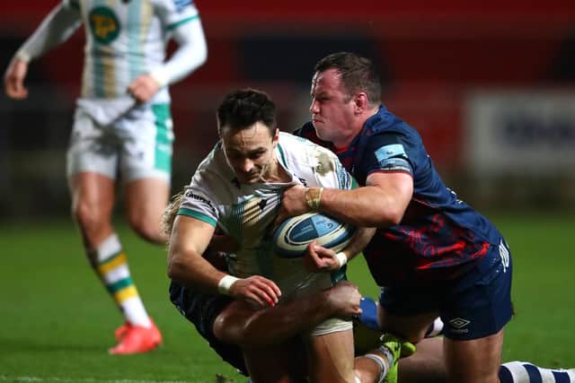 Tom Collins reached a century of appearances for Saints on Friday night