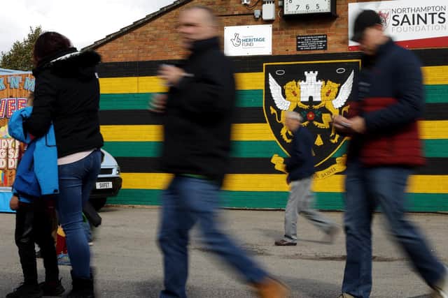 Saints fans will finally be back at Franklin's Gardens this evening