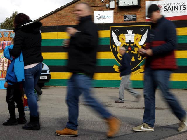 Saints fans will finally be back at Franklin's Gardens this evening