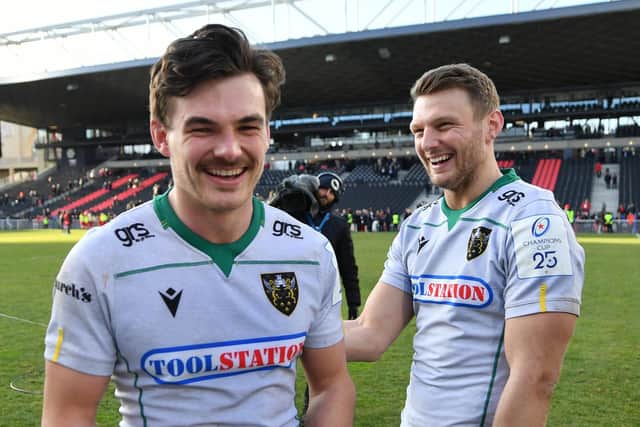 George Furbank and Dan Biggar helped Saints to beat Lyon in January and both return to the starting line-up on Friday evening