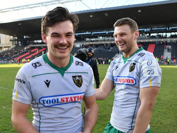 George Furbank and Dan Biggar helped Saints to beat Lyon in January and both return to the starting line-up on Friday evening