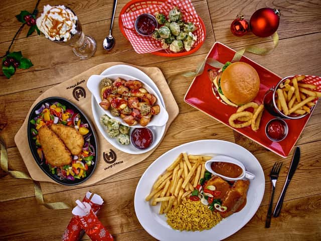 The Hungry Horse Christmas menu items are now available across all UK restaurants.