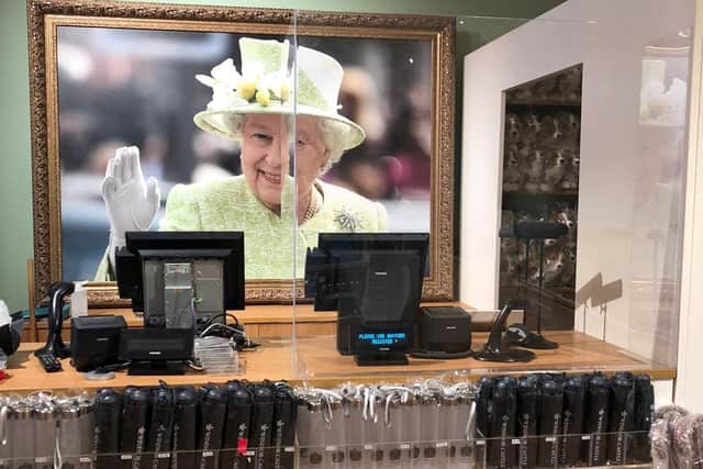Wellingborough-made protection screens at use in Windsor Castle.