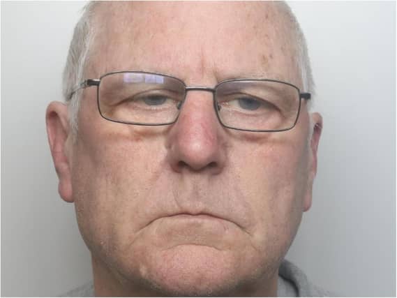 Peter Going, 68, of High Street, West Haddon was sentenced to six years and 10 months for assaulting his former partner multiple times.