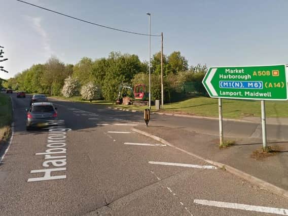 Police chase ended with the fleeing car hitting a tree on the A508 near Brixworth