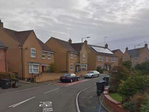 Chepstow Road in Corby was one pf the streets targeted
