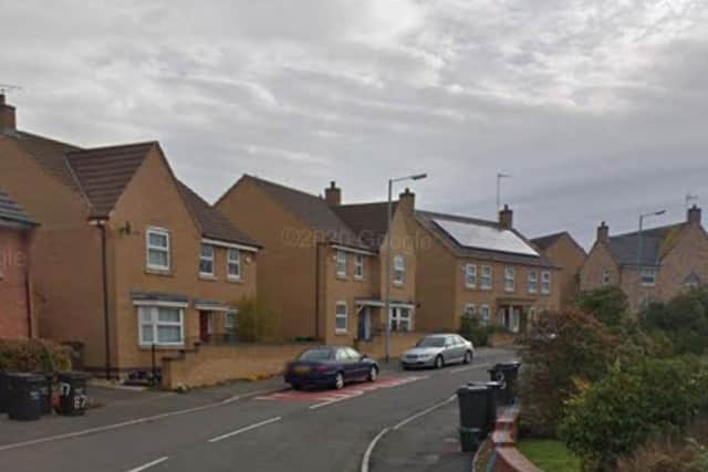 Chepstow Road in Corby was one pf the streets targeted