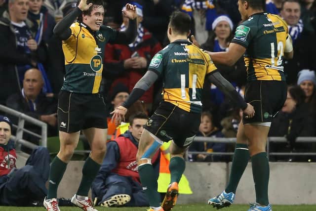 Jamie Elliott scored a last-gasp try to seal a stunning Saints win in Dublin in December 2013
