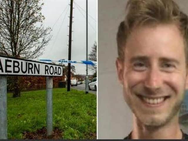 Christopher Allbury-Burridge died following a stab wound at his home in Raeburn Road last Friday