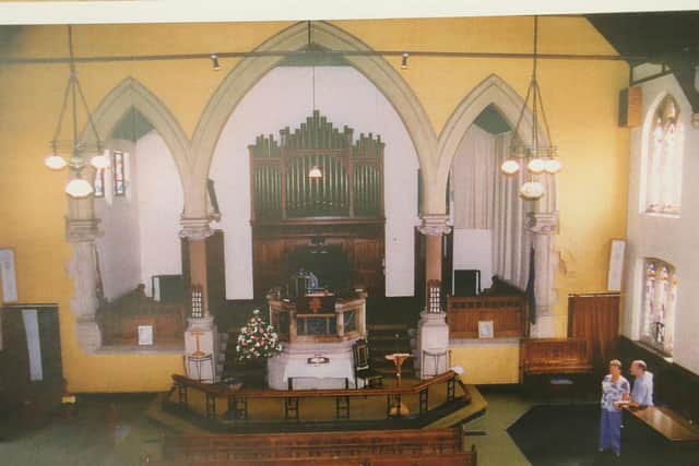 How the church looked before