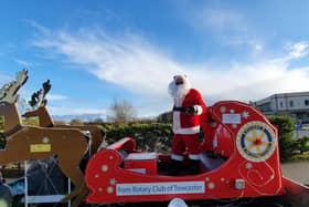 Santa Clause paid a visit to Whittebury Park to raise money for local causes.