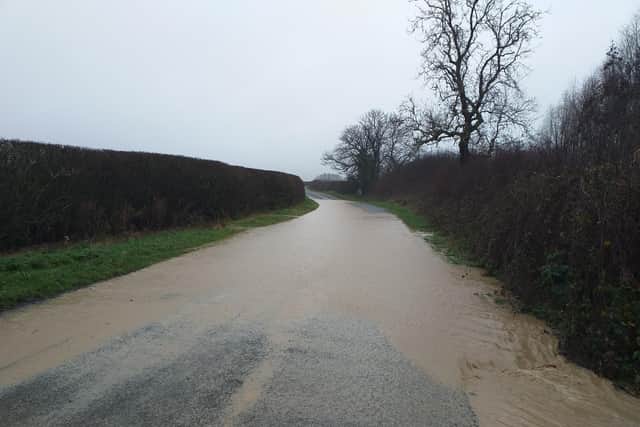 The road from Gretton to Rockingham. Photo by David Fursdon