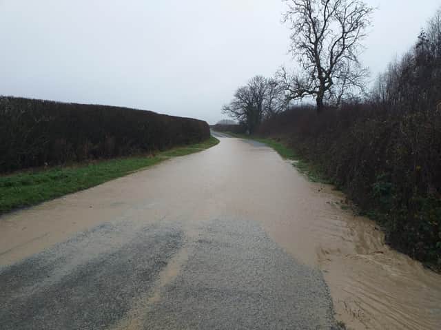 The road from Gretton to Rockingham. Photo by David Fursdon