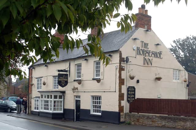 The film idea was hatched in The Horseshoe Inn in High Street (file pic)