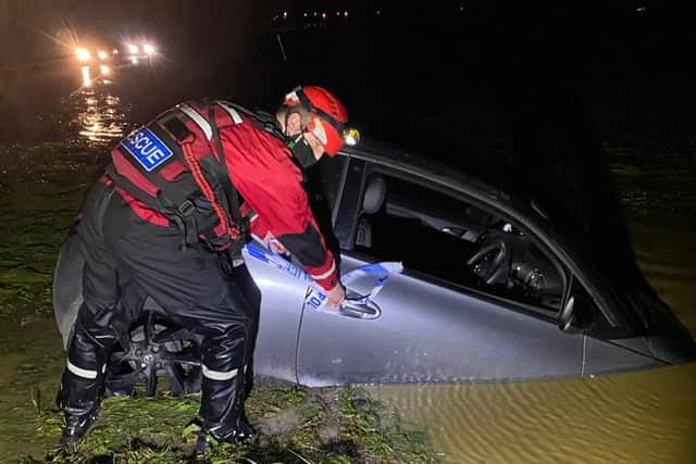 The team saved eight people last night