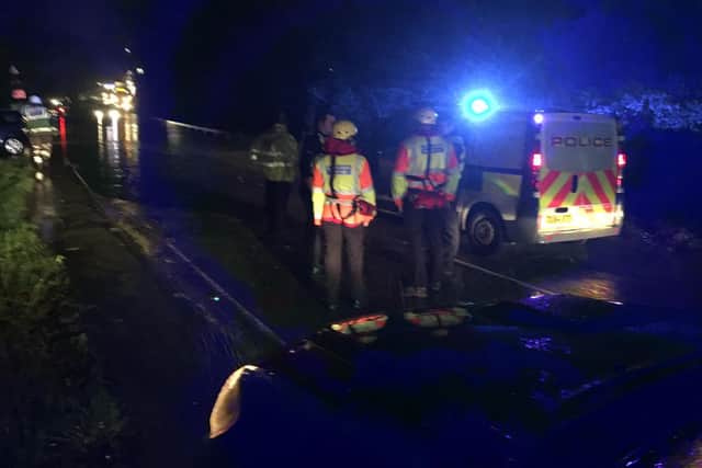 The SAR team worked throughout the night and is back at work again this morning