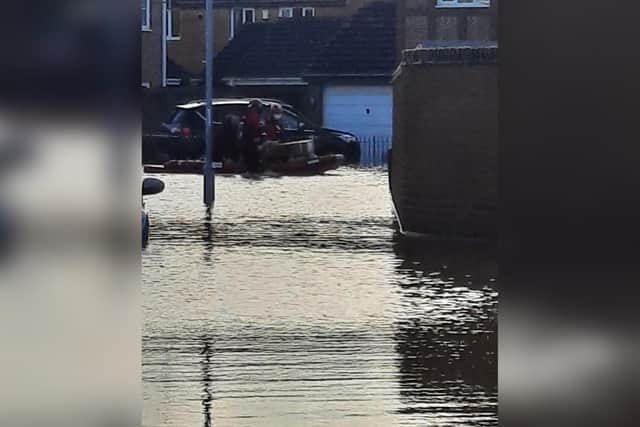 A Search and Rescue boat on the scene