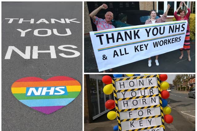 How they county said 'thanks' to NHS staff and key workers during 2020
