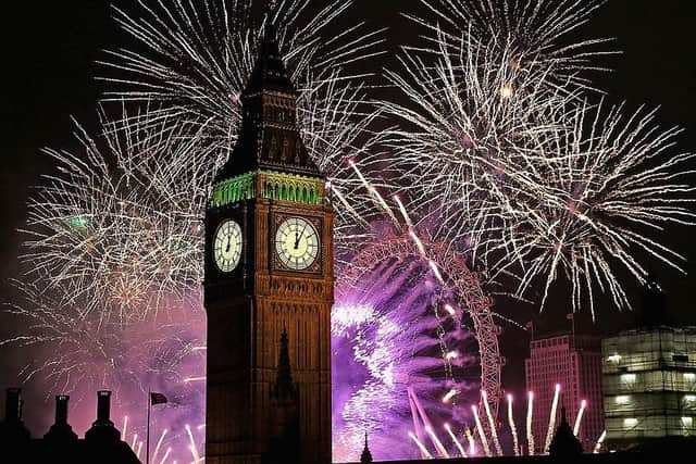 The only fireworks when Big Ben strikes midnight will be re-runs on YouTube