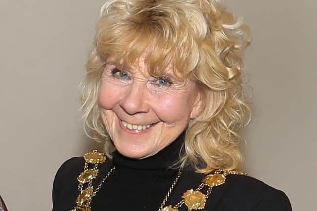 Cllr June Derbyshire.