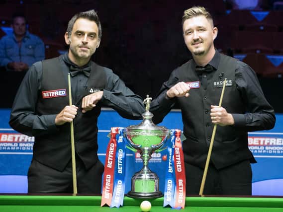 Kyren Wilson met the great Ronnie O'Sullivan in the final of the World Championship last year, the Kettering player's first-ever appearance in a world final. Pictures courtesy of World Snooker Tour