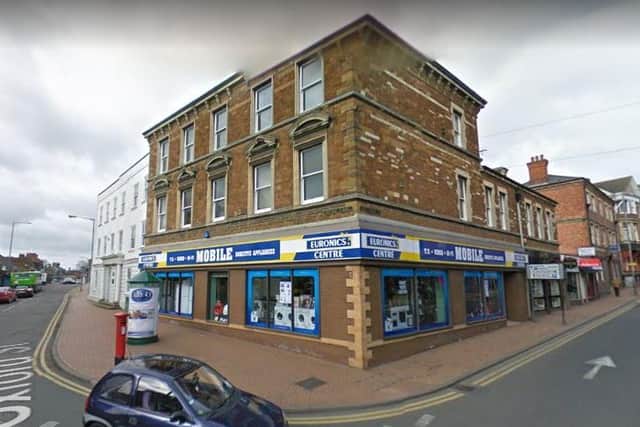 The former Euronics shop in March 2009