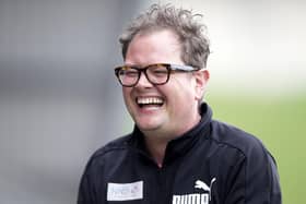 Alan Carr pictured at Cobblers stadium in 2018 by Kirsty Edmonds.