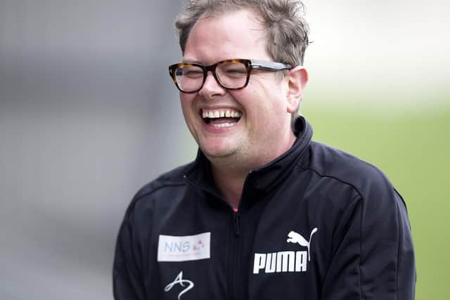 Alan Carr pictured at Cobblers stadium in 2018 by Kirsty Edmonds.