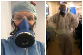 Nurses work gruelling 12-hour shifts in full PPE to care for Covid patients