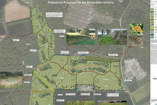 How the site could look in 2046 after restoration