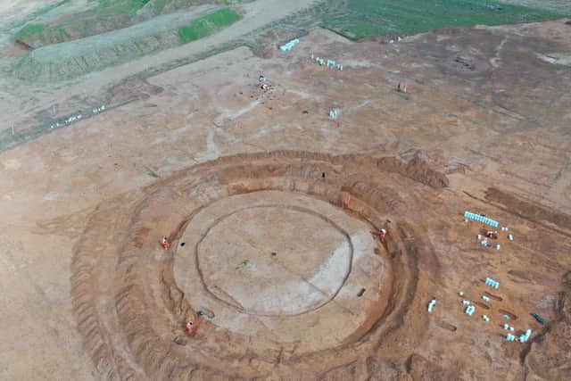 An overview of the site in Overstone.