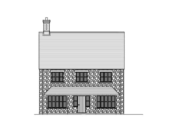 One of the house designs for the new development
