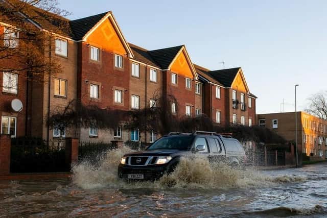 Northamptonshire was affected by severe flooding two days before Christmas.