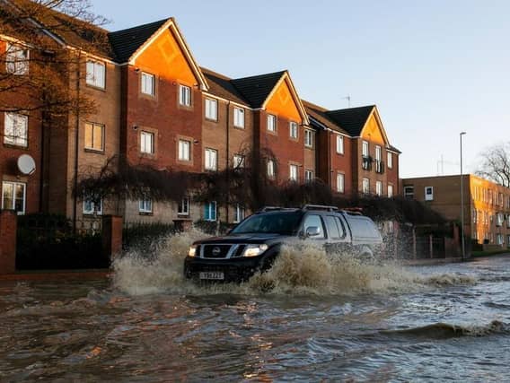 Northamptonshire was affected by severe flooding two days before Christmas.
