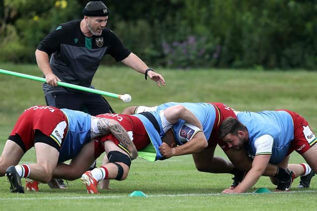 Matt Ferguson has had to get used to a new way of scrum coaching
