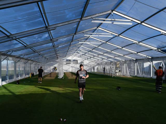 Northants are considering erecting a marquee for net sessions at the County Ground ahead of the new season