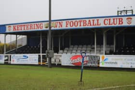 Kettering Town's FA Trophy fourth-round tie with Leamington has been called off due to a waterlogged pitch. Picture by Peter Short