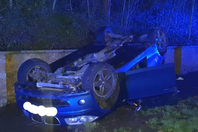 The driver escaped injury — then claimed he was only doing 20mph!