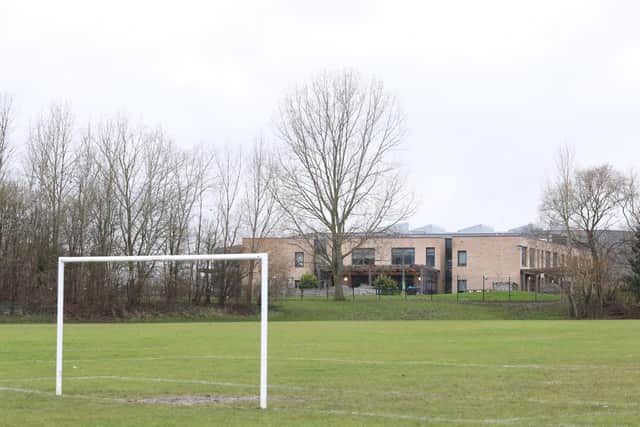 Weekley Glebe playing fields.