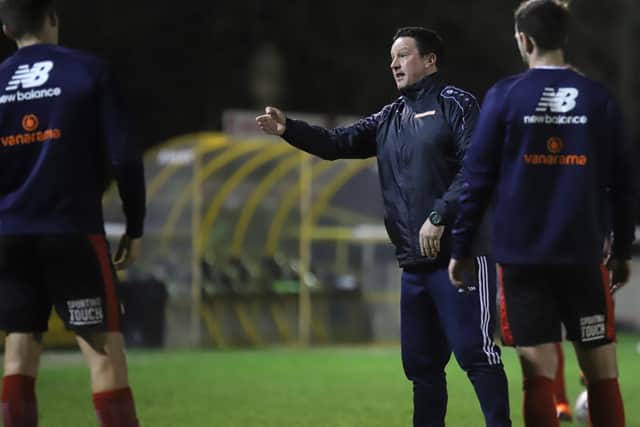 Poppies boss Paul Cox was left furious with how the floodlight failure was dealt with during his team's defeat