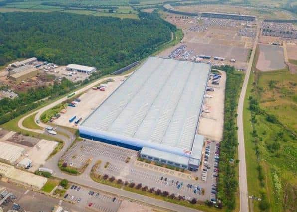 Staples UK logistics centre in Corby