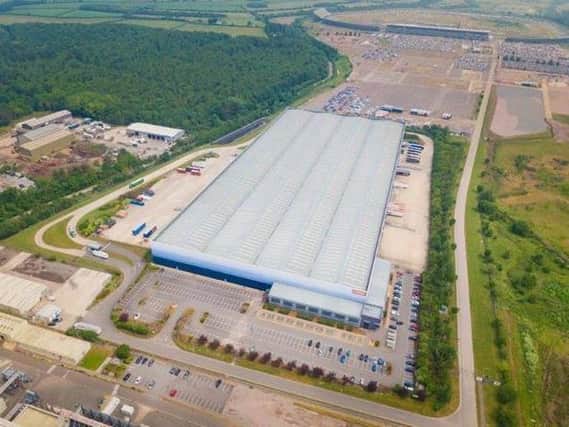 Staples UK logistics centre in Corby