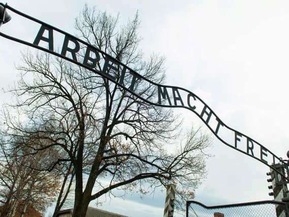 The entrance to Auschwitz © http://grahamsimages.com