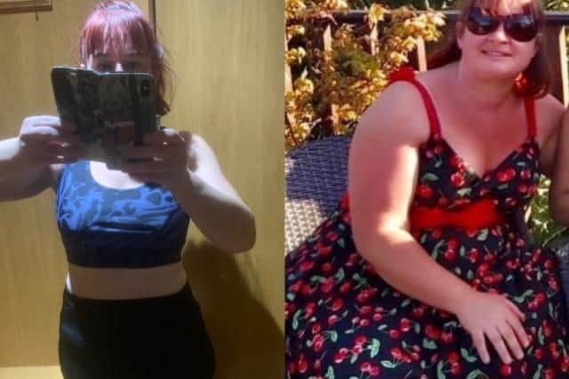 These pictures show how much weight Helen has lost
