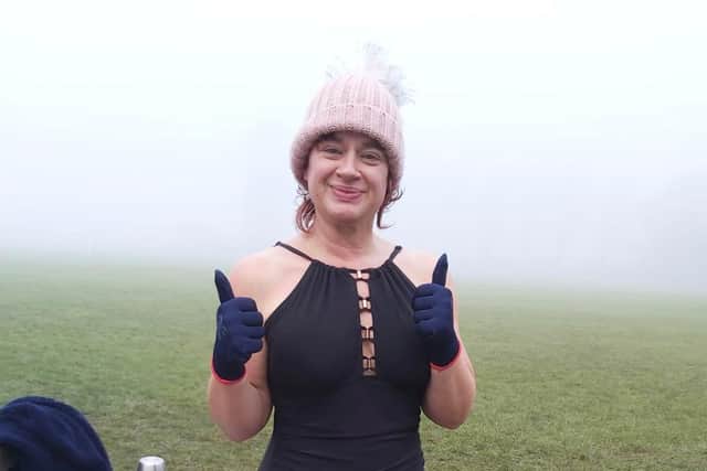 Helen Knight is preparing for the cold water fundraiser on February 15