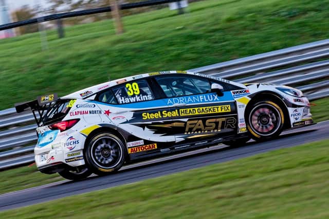 Mawsley’s Jessica Hawkins driving the Power Maxed Racing car at Snetterton in Norfolk