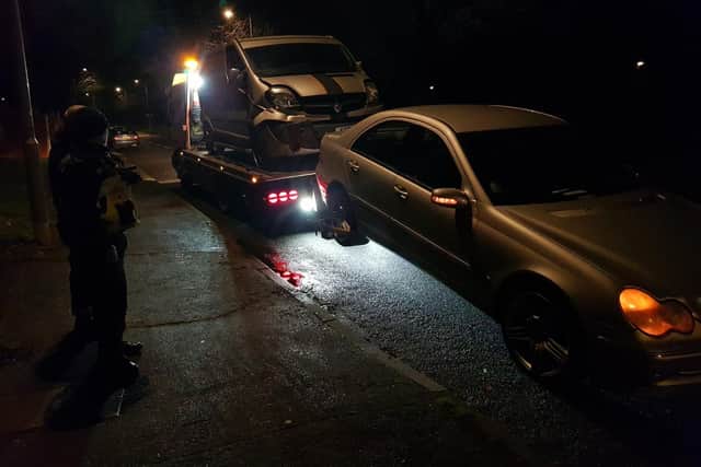 The car was eventually removed