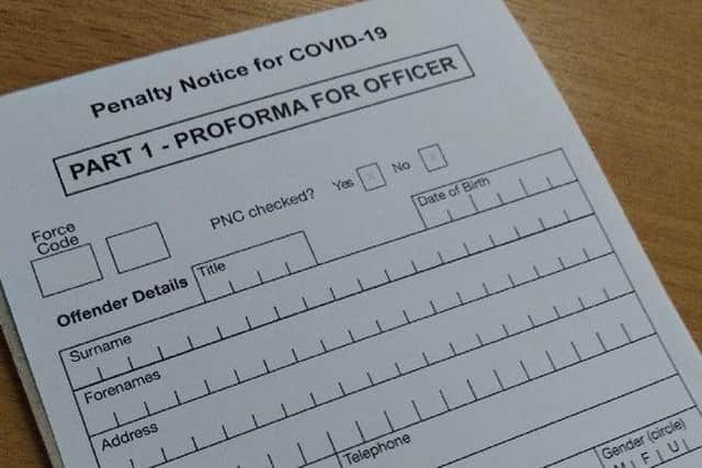 Northamptonshire Police have issued around 700 Covid-19 fines since the beginning of December
