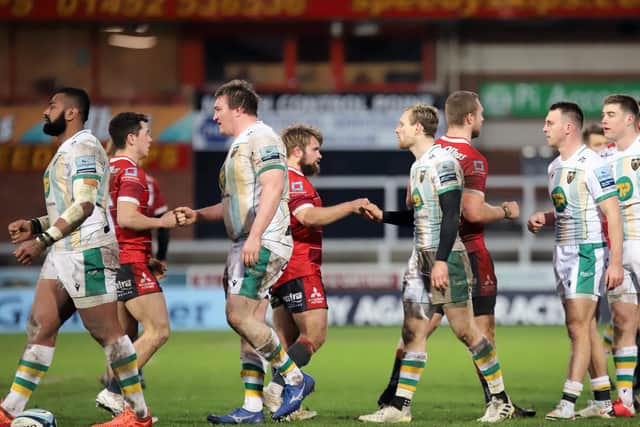 Saints secured a win at Gloucester on Saturday (picture: Peter Short)