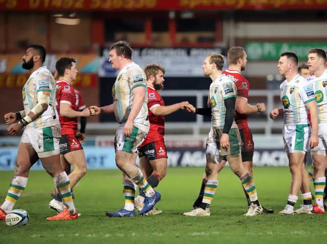 Saints secured a win at Gloucester on Saturday (picture: Peter Short)